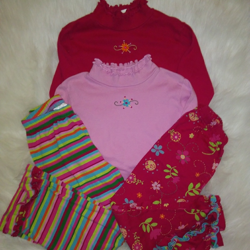 Bundle of 4 EUC Hanna Andersson Outfits! Size 130